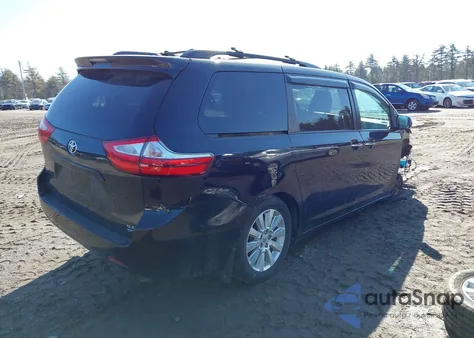 2017 Toyota Sienna Xle 7 Passenger z USA, uszkodzony, nr VIN 5TDDZ3DC8HS166143